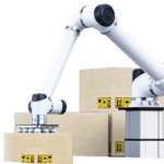 Palletizer System with 7th Axis shown